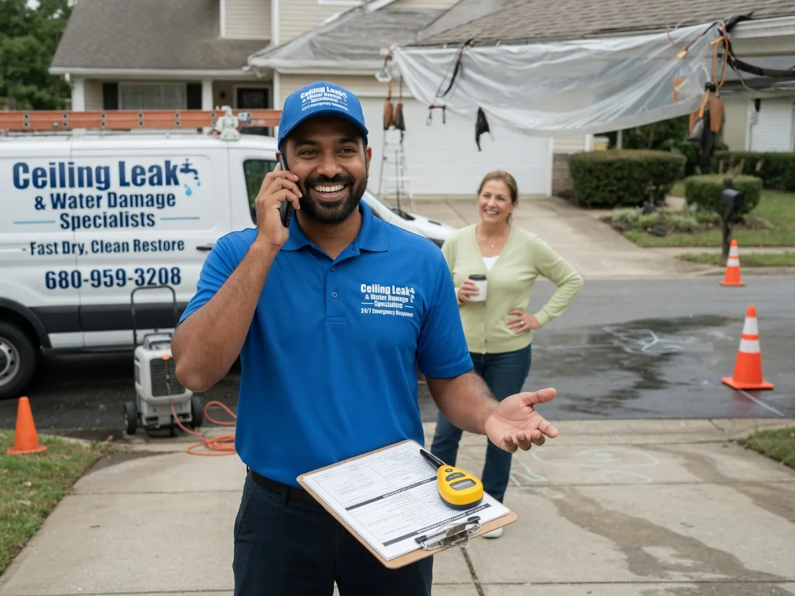 Ceiling Leak Cleanup Sunderland, MD FAQs